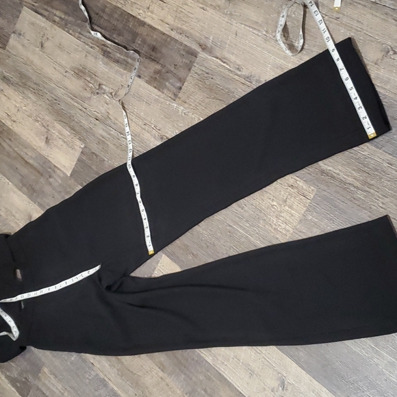 Aidan Mattox Cut Out Top Black Lace High Waist Jumpsuit - Picture 5 of 14